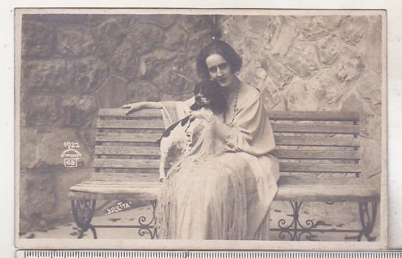 bnk foto Principesa Elisabeta, regina a Greciei - 1922 - marime carte postala