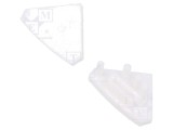 Obturator Alb pentru Profile LED - Set 10 Buc.