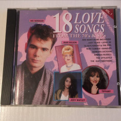 *CD muzica: 18 Love Songs From The 70's & 80's Vol. 1