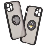 Husa iPhone 11 Pro Max Techsuit Glinth cu inel suport stand magnetic, negru