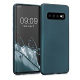 Husa Kwmobile pentru Samsung Galaxy S10, Silicon, Verde, 47452.14, Carcasa