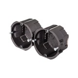 Doza Aparat Gips Carton Eco, Diametru 65mm, Montaj Incastrat, Rosu