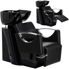 Scafa coafor Luna pentru salonul de coafură și frizerie cu bol ceramic mobil armătură baterie si cască