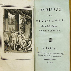 LES BIJOUX DES NEUF-SOEURS. AVEC DE JOLIES GRAVURES. TOME PREMIER, 1790