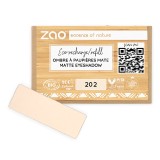 Cumpara ieftin Fard de ochi mat, 202 Brown Beige, Zao