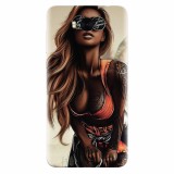 Husa silicon pentru Huawei Y6 2017, Tattoed Girl