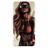 Husa silicon pentru Huawei Y6 2017, Tattoed Girl