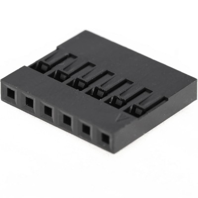 Conector dupont mama 6 pini, set 10 bucati foto