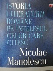 Istoria literaturii romane pe intelesul celor care citesc, Nicolae Manolescu foto
