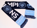 Fular fotbal - MANCHESTER CITY FC (Campioana Angliei 2020/2021) - produs oficial