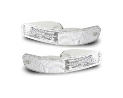 Lampa semnalizare fata Jeep Liberty (Kj), 09.2001-2004, Liberty, partea Stanga+Dreapta, Fata, cu lumina de pozitie; Tip=USA; PY27/7W+W5W; alb; fara s foto