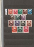 ROMANIA 1952 LP 325 STEMA R. P. R. - UZUALE SERIE MNH NESTAMPILATA