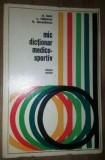 mic dictionar medico-sportiv de cl baciu n robanescu th alexandrescu