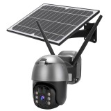 Camera de supraveghere cu panou solar PTZ, 4G, 1080P