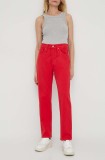 Levi&#039;s jeansi 501 CROP femei high waist