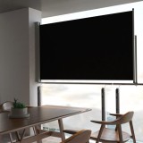 Gossi copertina laterala retractabila, negru, 140 x 300 cm