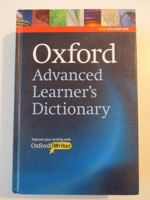 OXFORD , ADVANCED LEARNER&amp;#039;S DICTIONARY , EIGHTH EDITION , 2010 foto