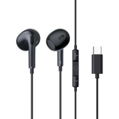 CASTI Baseus Encok CZ17, pt smartphone, control volum + microfon pe fir, conectare prin cablu USB Type-C, lungime cablu 1.1m, negru &quot;A00170000113-Z1&quot;
