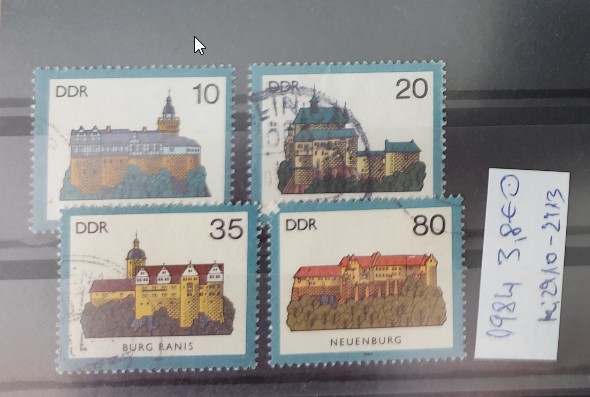 TS21 - Timbre serie DDR 1985 Mi2976-79