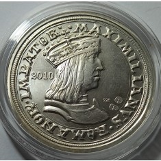 Austria, Medalie Maximilian, 2010, Ag. 925, 15 gr.