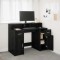 vidaXL Birou cu sertar Stejar negru 120 x 55 x 91 cm Lemn compozit 3365609