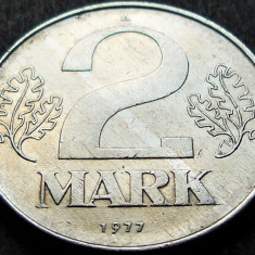 Moneda 2 MARK / MARCI - RD GERMANA / GERMANIA DEMOCRATA, anul 1977 *cod 964 B