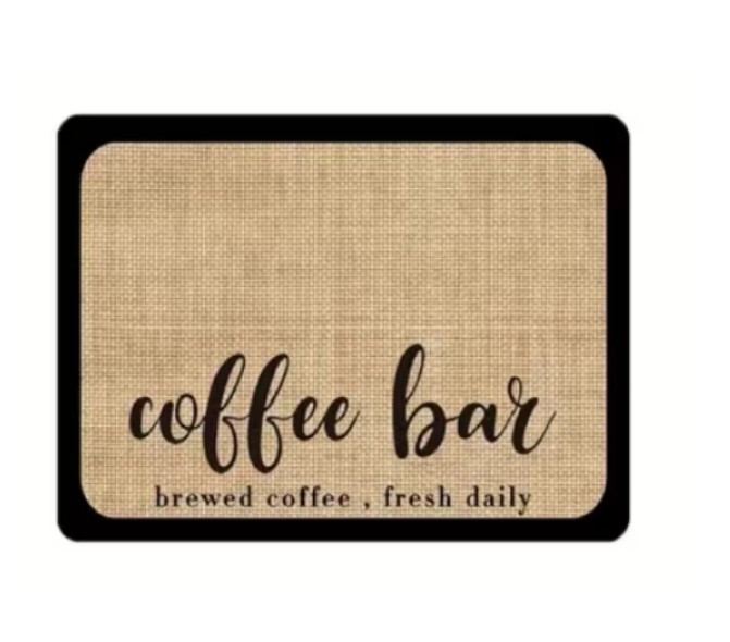 Covoras absorbant pentru blat de bucatarie TopBazar, 60x40cm, din diatomita si panza tehnologica cu suport din cauciuc anti-alunecare