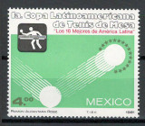 Mexic 1981 MNH - Prima Cupa Latino-Americana de tenis de masa, nestampilat