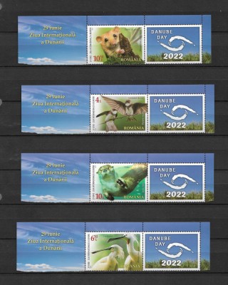 ROMANIA 2022 - ZIUA INTERNATIONALA A DUNARII, VINIETA 1, MNH - LP 2375 foto