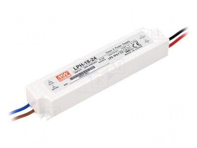 Alimentator LED 18W 24VDC IP67 foto