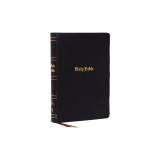 KJV Holy Bible, Super Giant Print Reference Bible, Black, Genuine Leather, 43,000 Cross References, Red Letter, Thumb Indexed, Comfort Print: King Jam
