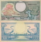 INDONEZIA 25 rupiah 1959 UNC!!!