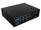 Switch Ethernet LANBERG 4.8Gbps, 250m, PoE, metal, -25&divide;65&deg;C