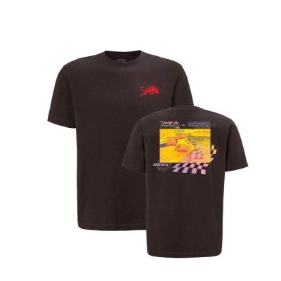 Red Bull Racing tricou de bărbați Track black 2025 - L foto