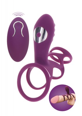 Inel de Penis Halo Halo C-Ring Remote Control 10 Moduri Vibratii Silicon USB foto