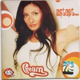 CD Cream - Astept... (Roton, 2003) Album Muzica Pop cu 12 Trackuri: Inchide Ochii, Sunt Nebuna, Te Visez Mereu, Baby, Lumea Mea