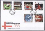 Insula Man 2006 - A 40-a aniversare a Campionatului Mondial de Fotbal din Anglia 1966, FDC, Stampilat