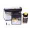 Kit complet compresor cu manomentru+solutie reparat anvelope auto ,moto ,atv AirMAN 12 &quot;-17&quot; 300ml 12V