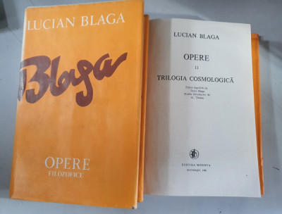 Lucian Blaga - Trilogia cosmologica (Opere, vol. 11) foto