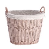 Cumpara ieftin Cos depozitare lemn rachita natur 43,5 x 33 x 40 cm