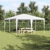 vidaXL Cort pentru Petrecere Alb 4x4 m PE