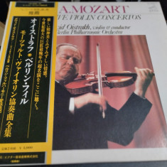 Vinil 2XLP "Japan Press" Mozart - Five Violin Concertos (EX)
