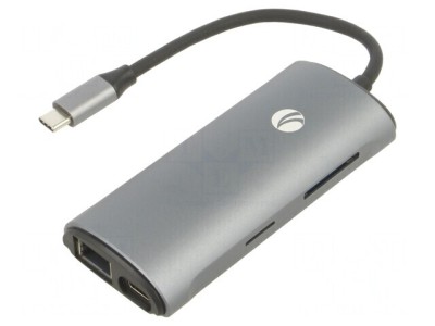Adaptor USB 3.0/3.1 0.15m Negru 5Gbps Argintiu foto