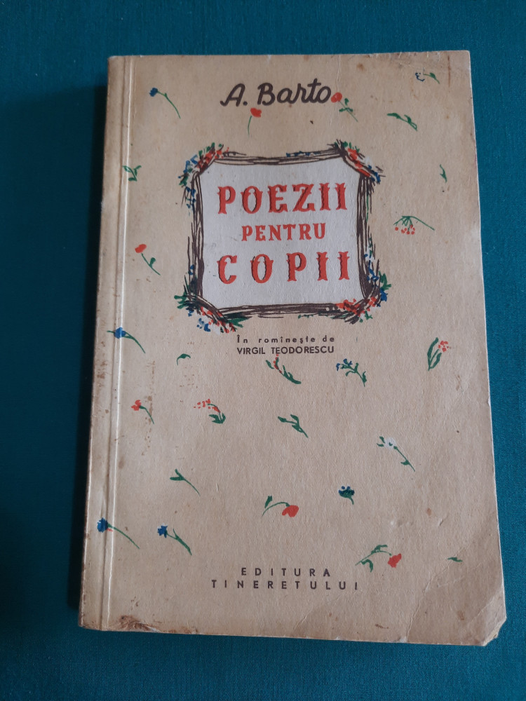 POEZII PENTRU COPII / AGNITA BARTO/1955 | Okazii.ro