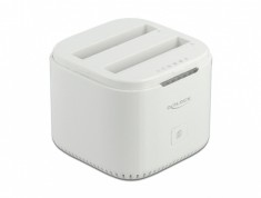 Docking Station USB-C 3.2 pentru 2 x 2.5&quot; SATA HDD / SSD cu functia de Clona, Delock 63084
