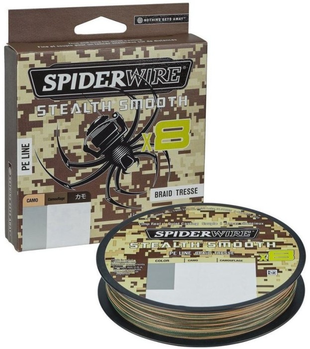 Fir textil Stealth Smooth Camo Braid 0,17 mm. /150 M - SpiderWire