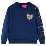 Cumpara ieftin Bluzon pentru copii, bleumarin, 128