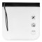 Set Pungi Travel Cosmetice, 20x20 cm, Transparent, Cu M&acirc;ner Negru, 2 Bucăți