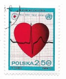 Polonia - Luna inimii, 1972 - obliterat