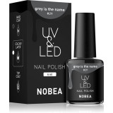 Cumpara ieftin NOBEA UV &amp; LED Nail Polish unghii cu gel folosind UV / lampă cu LED glossy culoare Grey is the name #29 6 ml